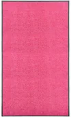 Wycieraczki - vidaXL Wycieraczka z możliwością prania, różowa, 90 x 150 cm - miniaturka - grafika 1
