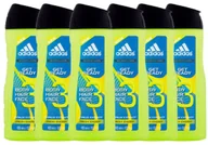 Żele pod prysznic dla mężczyzn - Adidas GET READY 400 ml x 6 szt. - miniaturka - grafika 1