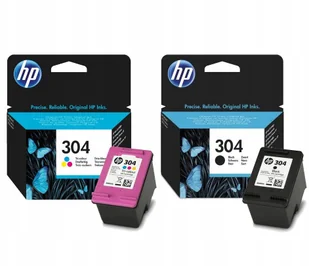 HP 304 Combo Pack - 2-pak - czarny, na bazie barwnika trójkolorowy, 3JB05AE 3JB05AE - Tonery oryginalne - miniaturka - grafika 5