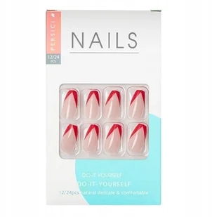 Tipsy Sztuczne Paznokcie Zdobione Wzory 24 szt 85 - Sztuczne paznokcie i akcesoria - miniaturka - grafika 7