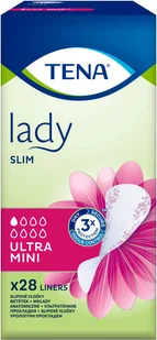 Wkładki Anatomiczne TENA Lady Mini Ultra na nietrzymanie moczu, 28 sztuk - Wkładki higieniczne - miniaturka - grafika 2