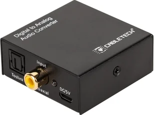Konwerter Optyczny Toslink Coaxial Na 2x Cinch Rca - Przetworniki DAC - miniaturka - grafika 7