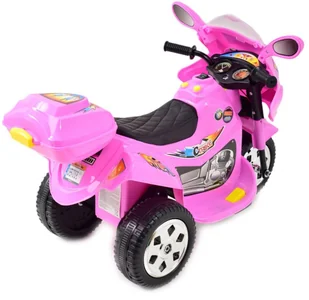 Super-Toys Motorek  dla maluszka różowy - Pojazdy elektryczne dla dzieci - miniaturka - grafika 6