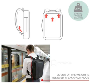 XD Design Plecak Bobby Bizz P705.571 - Torby na laptopy - miniaturka - grafika 18