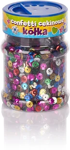 Astra Astra, confetti cekinowe kółka, mix kolorów, 100 g - Scrapbooking - miniaturka - grafika 3