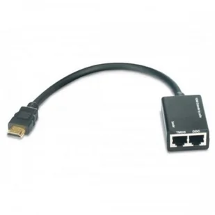 Techly Extender HDMI po skrętce Cat. 5e/6 do 30m, czarny 301153 - Złącza, przejściówki, adaptery - miniaturka - grafika 7