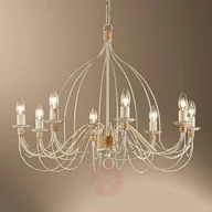 Lampy sufitowe - Kögl yrandol FILO, 8-punktowy, biały antyk - miniaturka - grafika 1