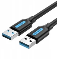 Kable komputerowe i do monitorów - Kabel Vention 2x Usb 3.0 Type A - 5Gbps 2A - 0,5m - miniaturka - grafika 1