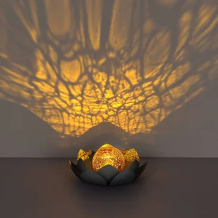GLOBO Lampa solarna LED 33532 wygląd lilii wodnej - Lampy ogrodowe - miniaturka - grafika 5