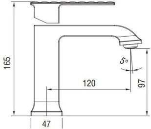 Blue Water Art Platino Panama PAN-BUN.010C - Baterie umywalkowe - miniaturka - grafika 10