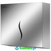 Dozowniki papieru i mydła dla firm - Faneco Pojemnik na ręczniki papierowe ze stali nierdzewnej ZZ DUO P600SJP - miniaturka - grafika 1