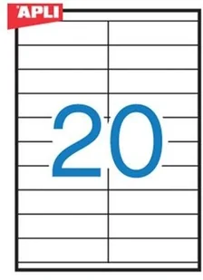 Apli Etykiety uniwersalne 105x29 (20) AP1299 - Etykiety do drukarek - miniaturka - grafika 2