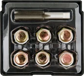 Narzędzia warsztatowe - Yato ZESTAW NAPRAWCZY KORKÓW MISKI OLEJOWEJ M15 X 1,5 ZAWIERA 6 KORKÓW Z ALUMINIOWYMI PODKŁADKAMI ORAZ DEDYKOWANY GWINTOWNIK - miniaturka - grafika 1