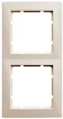 Inne - Hager Berker  podwójna ramka do gniazd wtykowych lub przełączniki, S1, kość słoniowa, numer artykułu 6511000002 - miniaturka - grafika 1