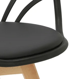 Intesi Krzesło Sirena z podłokietnikami czarne - Krzesła - miniaturka - grafika 15