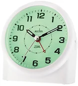 Zegary - Acctim Budzik acctim 14282 Central smar tlite z dyskretny sekunda, biały 14282 - miniaturka - grafika 1