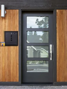 Lumarko Lumarko Skrzynka na listy HANS z gazetnikiem czarna SKRZYNKA HANS CZARNY  Goc - Skrzynki na listy - miniaturka - grafika 8