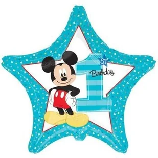 Amscan Balon foliowy Miki 1-urodziny - Urodziny dziecka - miniaturka - grafika 4