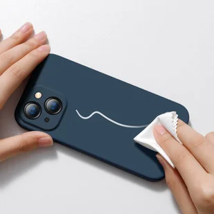 Baseus Liquid Gel Case silikonowe etui pokrowiec do iPhone 13 niebieski (ARYT000603) - Etui i futerały do telefonów - miniaturka - grafika 12