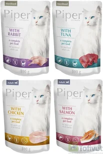 Piper Piper Kot Sterilised Tuńczyk saszetka 100g - Mokra karma dla kotów - miniaturka - grafika 2
