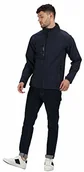 Kurtki i kamizelki sportowe męskie - Regatta Regatta Męska kurtka softshell Apex, niebieska (granatowa), średnia (rozmiar producenta: M) TRA670-540.0 - miniaturka - grafika 1
