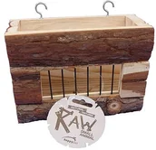 Klatki dla gryzoni - Happypet (Natural Textures) RAW Small Animal wooden hayrack 31166 - miniaturka - grafika 1