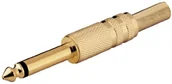 Kable - Wentronic Wtyczka jack 6, 35 MM  Mono, vergoldetm. Zabezpieczenie przed zagięciem, 1 szt. 11024 - miniaturka - grafika 1