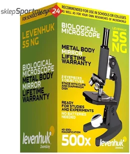 Levenhuk MIKROSKOP MONOKULAROWY 5S NG 71916 - Mikroskopy i lupy - miniaturka - grafika 2