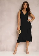 Sukienki - Czarna Sukienka Galare - miniaturka - grafika 1