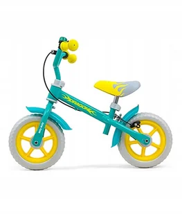 Milly Mally Rowerek biegowy Dragon z hamulcem Mint - Rowerki biegowe - miniaturka - grafika 8