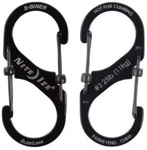 Nite Ize karabińczyk S-Biner SlideLock 3 szt., czarna, Ni-lsbc 01-R6 LSBC-01-R6 - Sprzęt wspinaczkowy - miniaturka - grafika 2