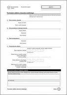 Druki akcydensowe - Firma krajewski Formularz odbioru dowodu osobistego [Do/F/1] (wzór 2019) Do/F/1 - miniaturka - grafika 1