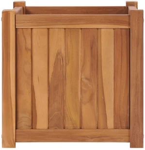 vidaXL Podwyższona donica 40x40x40 cm, lite drewno tekowe - Donice - miniaturka - grafika 2