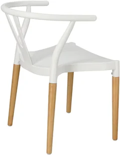 Simplet Krzesło Wicker PP Simplet białe - Krzesła - miniaturka - grafika 6
