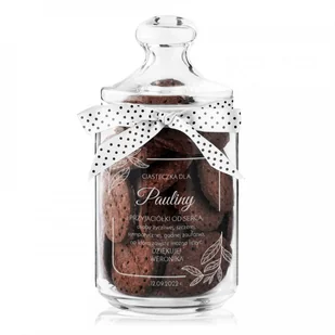 Murrano Grawerowany Słoik Szklany Prezent SLOIK-037 - Pojemniki kuchenne - miniaturka - grafika 6