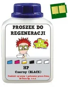 Zestawy do napełniania tuszy i tonerów - DrTusz Proszek + Chip do regeneracji wkładu HP 85A CE285A) Czarny)| - miniaturka - grafika 1