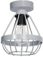 Lampy sufitowe - Milagro Plafon LAMPA sufitowa CAGE 679 natynkowa OPRAWA druciana klatka loft szara 679 - miniaturka - grafika 1