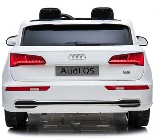 LEANToys   Pojazd na Akumulator Nowe Audi Q5 2-osobowe Białe 3732 - Pojazdy elektryczne dla dzieci - miniaturka - grafika 6