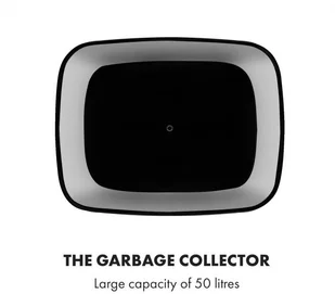 FENIKS Klarstein Klarstein Cleansmann, czujnik, 50 litrów, na worki na śmieci, ABS, czarny KG15-CleansmannB50l - Kosze na śmieci - miniaturka - grafika 9