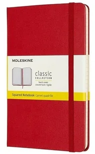 Moleskine Notes Classic 11,5x18 tw. kratka scarlet red - Artykuły biurowe - miniaturka - grafika 3