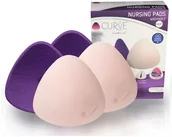 Akcesoria do karmienia - Curve Curve, Wkładki Krążki Laktacyjne, Wielorazowe, Na Noc, 2 Pack - miniaturka - grafika 1