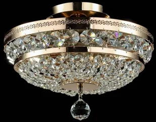 Maytoni Plafon LAMPA sufitowa OTTILIA DIA700-CL-03-G Maytoni kryształowa OPRAWA pałacowa ampla złota przezroczysta DIA700-CL-03-G - Lampy sufitowe - miniaturka - grafika 2
