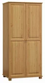 Szafy - Meble Magnat Szafa sosnowa 2Dnr2 szer. 80cm wieszak/półki - miniaturka - grafika 1