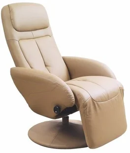 Fotel wypoczynkowy rozkładany OPTIMA recliner beżowy - Fotele - miniaturka - grafika 2