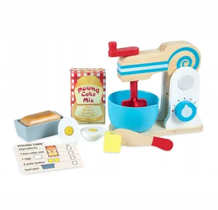 Melissa&Doug Drewniany mikser z akcesoriami 19840 - Zabawki AGD - miniaturka - grafika 3