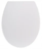 Deski sedesowe - Deska Sedesowa, Wolnoopadająca - Uniwersalna Biała - miniaturka - grafika 1