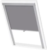 Rolety - vidaXL Rolety zaciemniające, szare, 102 - miniaturka - grafika 1