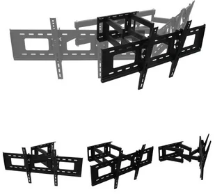 MOUNTY MOCNY UCHWYT DO TELEWIZORA ŚCIENNY REGULOWANE KĄTY 40070153 - Uchwyty do telewizora - miniaturka - grafika 10