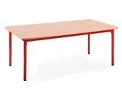 Meble do szkół i przedszkoli - Ławka, stół przedszkolny Bambino prostokątny 1-4 1300x650 - miniaturka - grafika 1