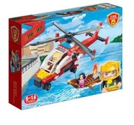 Klocki - Banbao KLOCKI Straż Pożarna 7107 Helikopter strażacki - miniaturka - grafika 1